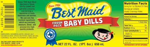 Best Maid Baby Dills 22 oz