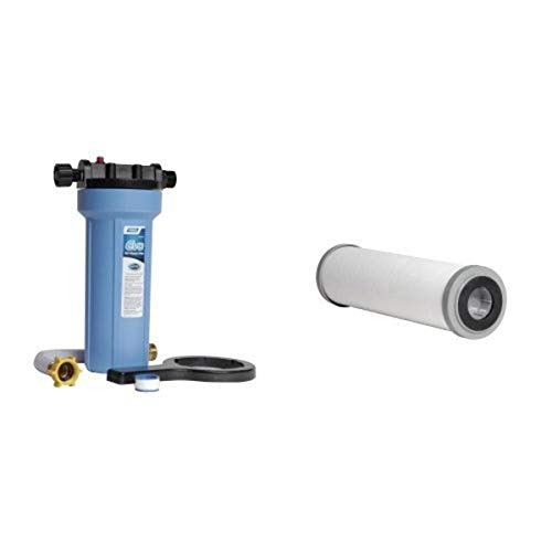 Camco EVO Premium Water Filter with Replacement Cartridges Bundle