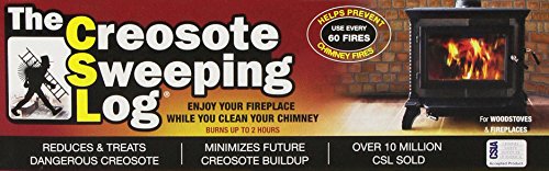 Creosote Sweeping Log for Fireplaces
