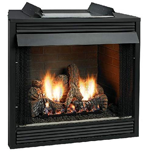 Deluxe 36 inch Vent-Free Firebox – Louver Refractory Liner