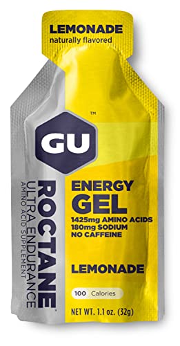 GU Energy Roctane Ultra Endurance Energy Gel, 24-Count, Lemonade