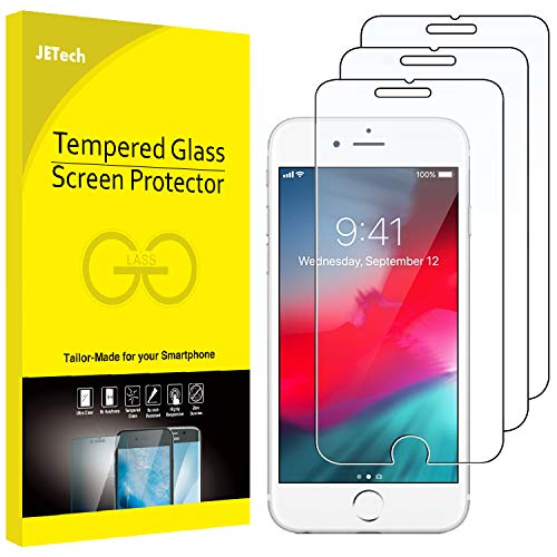 JETech 3-Pack Screen Protector for iPhone 8 Plus, iPhone 7 Plus, iPhone 6s Plus and iPhone 6 Plus, Tempered Glass Film, 5.5-Inch