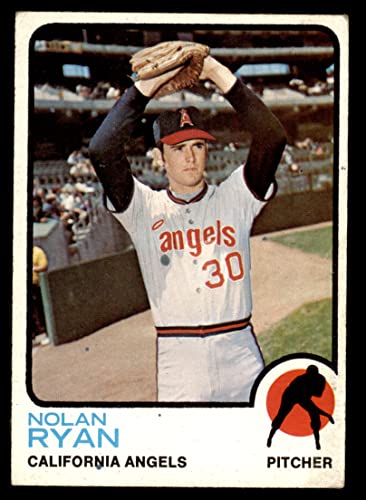 1973 Topps # 220 Nolan Ryan Los Angeles Angels (Baseball Card) GOOD Angels