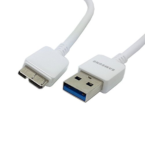 Samsung USB to 21Pin Data Cable for Galaxy S5 and Note 3 N9000, White (Non-Retail Packaging)