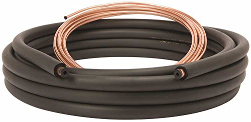 National Brand Alternative 61230500 Standard Air Conditioner Line Set, 3/8″ Liquid Line x 3/4″ Suction Line with 3/4″ Insulation, 50′ Long