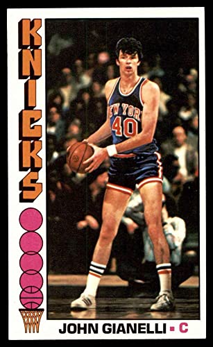 1976 Topps # 117 John Gianelli New York Knicks (Basketball Card) EX/MT Knicks University of the Pacific