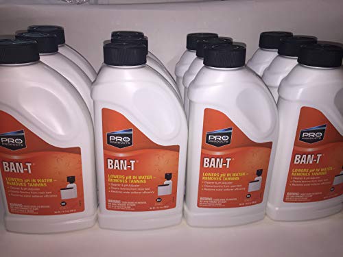 Case of 12 Pro Product Ban-T BanT Ban T Citric Acid Water Softener Iron Removal Alkaline Neutralizer Cleaner 1.5 lb Bottle