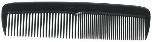 Hair Comb 5″ Pocket Size Unbreakable, 72 Piece in a Jar, Black,
