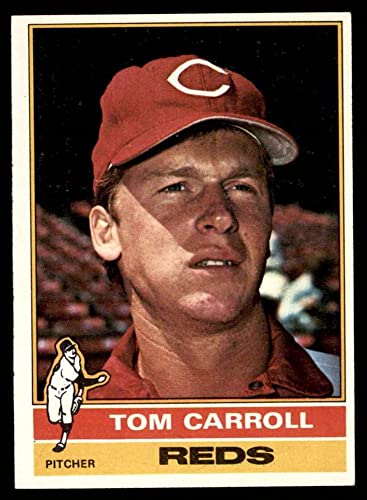 1976 Topps # 561 Tom Carroll Cincinnati Reds (Baseball Card) EX Reds