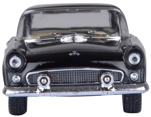 1955 Ford Thunderbird Hard Top In Black Diecast 1:36 Scale By Kinsmart