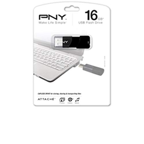PNY Memory Flash P-FD16GATT03-EFS2 16GB USB2.0 Portable Attache Retail
