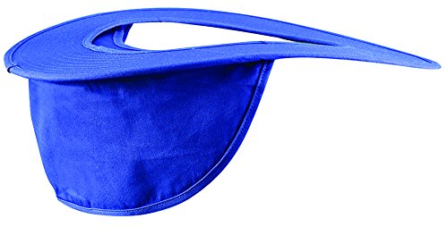 OccuNomix Blue PolyesterCotton Hard Hat Shade Neck Protector, Royal Blue, One Size (898-028)