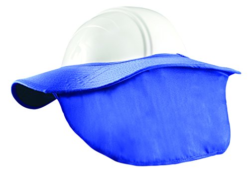 OccuNomix Blue PolyesterCotton Hard Hat Shade Neck Protector, Royal Blue, One Size (898-028) | The Storepaperoomates Retail Market - Fast Affordable Shopping
