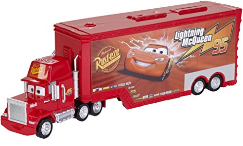 Disney Cars Toys Mack Truck and Transporter