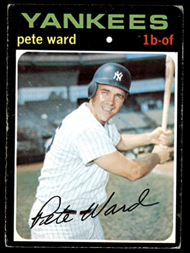 1971 Topps # 667 Pete Ward New York Yankees (Baseball Card) VG/EX Yankees