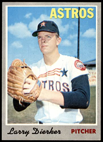1970 Topps # 15 Larry Dierker Houston Astros (Baseball Card) EX Astros