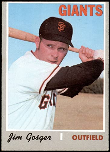 1970 Topps # 651 Jim Gosger San Francisco Giants (Baseball Card) EX Giants