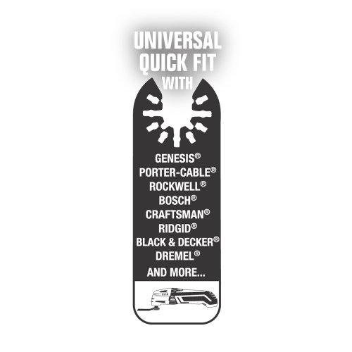 Genesis GAMT613 Universal Quick-Fit 3″ Tapered Sealant Cutting Blade | The Storepaperoomates Retail Market - Fast Affordable Shopping
