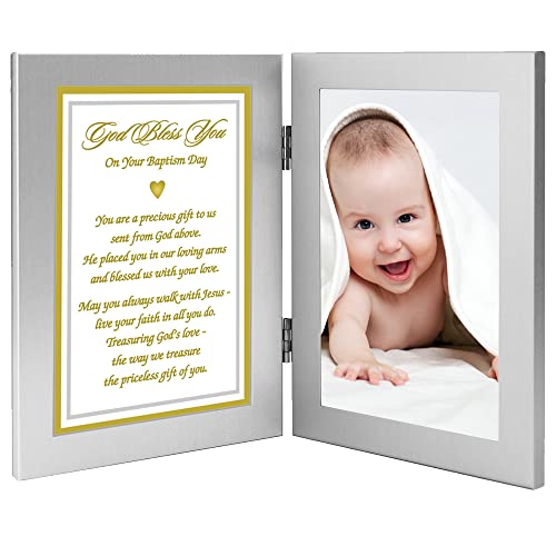 Baby Baptism Gift for Boy or Girl, Precious Gift from God, Add 4×6 Inch Photo
