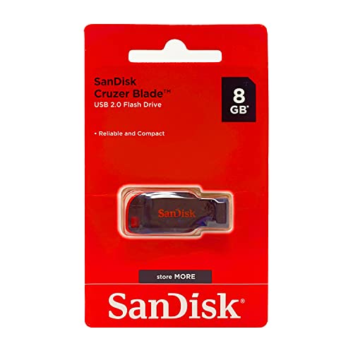 SanDisk Cruzer 16GB (8GB x 2) Cruzer Blade USB 2.0 Flash Drive Jump Drive Pen Drive Sdcz50 – Two Pack