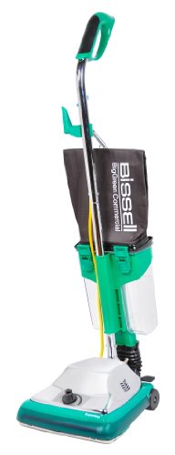 Bissell BigGreen Commercial BG101DC ProCup Comfort Grip Handle Upright Vacuum with Magnet, 870W, 12″ Vacuum Width
