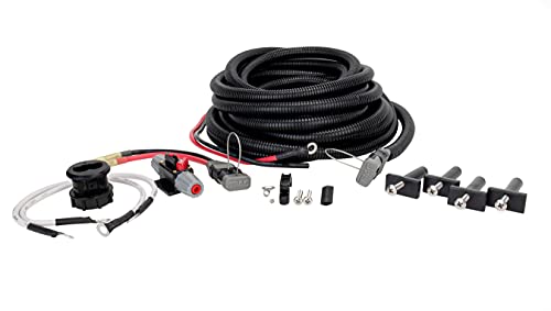 Trac Outdoors Trolling Motor Rigging Kit – For All Boats to Power Up to 36v Trolling Motors, Winches, and Any Other 12v, 24v or 36v Device Up to 60 Amps (69440), Black