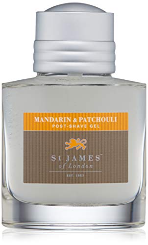 St James of London Mandarin & Patchouli Post Shave Gel, 3.4 Fl Oz