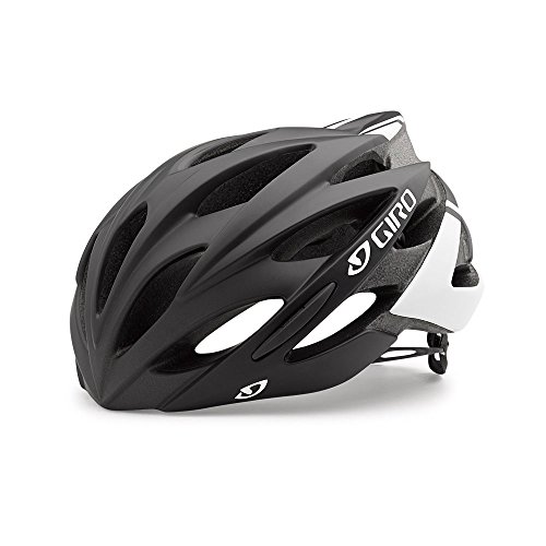 Giro Savant Road Bike Helmet, Matte Black/White, Medium