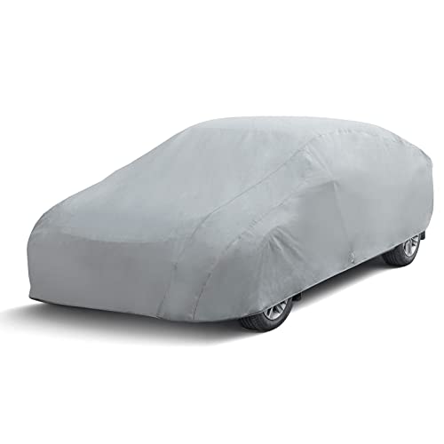 Leader Accessories Basic Guard Sedan Car Cover Breathable Indoor Use and Limited Outdoor Use Up to 200″