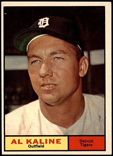 1961 Topps # 429 Al Kaline Detroit Tigers (Baseball Card) EX Tigers