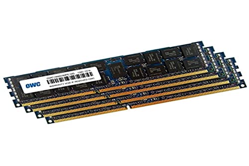 OWC 64.0GB (4 x 16GB) PC3-14900 1866MHz DDR3 ECC-R SDRAM Memory Upgrade Kit, ECC Registered Compatible with Mac Pro 2013 (OWC1866D3R9M64)