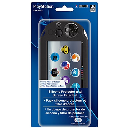 HORI Silicone Protector and Screen Filter Set for PlayStation Vita 2000