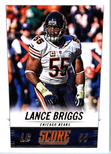 2014 Score Football Card #42 Lance Briggs – Bears