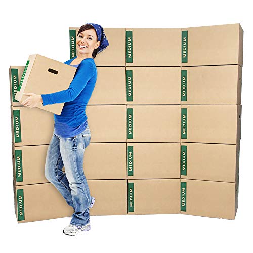 Medium Moving Boxes (20 Pack) – Brand: Cheap Cheap Moving Boxes