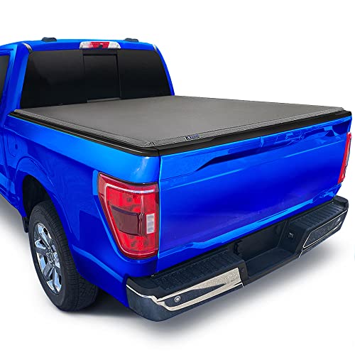 Tyger Auto T3 Soft Tri-Fold Truck Bed Tonneau Cover Compatible with 2009-2014 Ford F-150 | Styleside 6.5′ Bed (78″) | TG-BC3F1020