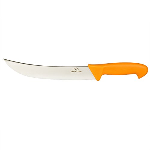 UltraSource – 449413 Butcher Knife, 10″ Cimeter Blade
