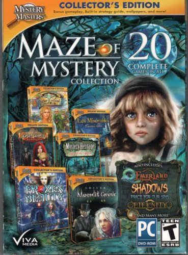 Mystery Masters MAZE OF MYSTERY COLLECTION 20 Hidden Object Games