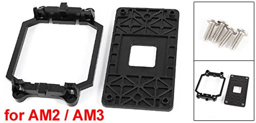 uxcell a13121900ux0265 a13121900ux0265 AMD Plastic CPU Fan Stand Bracket Base Black with Four Screws for AM2 AM3 Socket, Plastic | The Storepaperoomates Retail Market - Fast Affordable Shopping