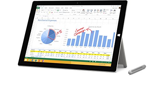 Microsoft Surface Pro 3 PS2-00001 12-Inch Pro 3 Intel Core i5 256GB Tablet (Silver)