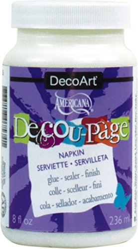 Deco Art DS-64-126 Americana Decou Page Widemouth Paint for Napkins,Multicolored 8-Ounce