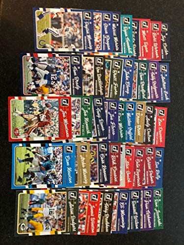 Legendary NFL Quarterback 40 card GIFT SET – Brady, Manning, Montana, Namath + free pack of 2018 Score FB | The Storepaperoomates Retail Market - Fast Affordable Shopping