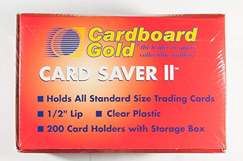Card Saver 200 Cardboard Gold 2 Semi-rigid Card Holders