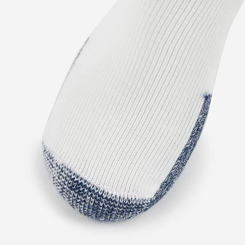 thorlos mens Max Cushion J Rolltop Running Socks, White/Navy (3 Pairs), Large US | The Storepaperoomates Retail Market - Fast Affordable Shopping