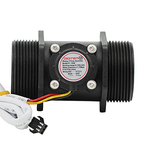 DIGITEN G1-1/2″ 1.5″ Water Flow Hall Sensor Switch Meter Flowmeter Control 10-150L/min