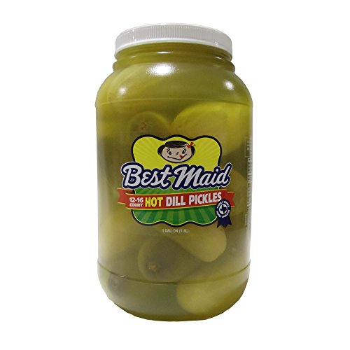 Best Maid Whole Hot Dill Pickles 1gal