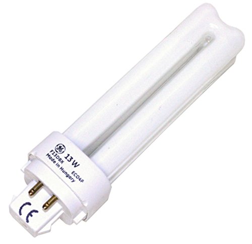 (50 Pack) GE 97597 F13DBX/841/ECO4P 13-Watt 4100K 4-Pin Double Biax Compact Fluorescent Lamp