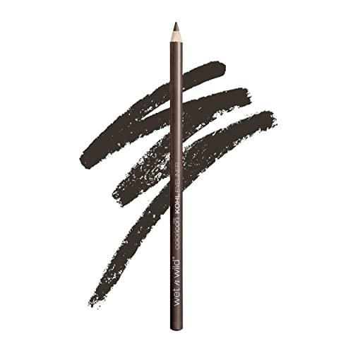 wet n wild Color Icon Kohl Eyeliner Pencil Dark Brown, Long Lasting, Highly Pigmented, No Smudging, Smooth Soft Gliding, Eye Liner Makeup, Pretty in Mink