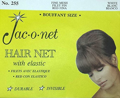 Hair Net Jac-O-Net Tiny Mesh Bouffant/Large Size, Medium Brown,1 Net Per Pack [Pack of 12]