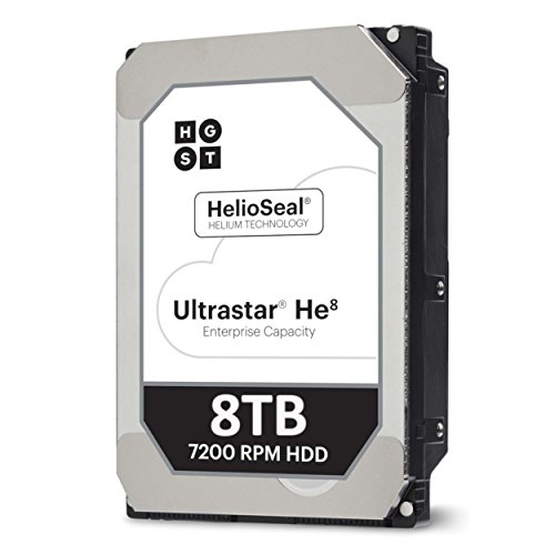 HGST Ultrastar He8 | HUH728080ALN600 | 0F23662 | 8TB 7200 RPM 128MB Cache SATA 6.0Gb/s 3.5″ Helium Platform Enterprise Hard Drive Bare Drive