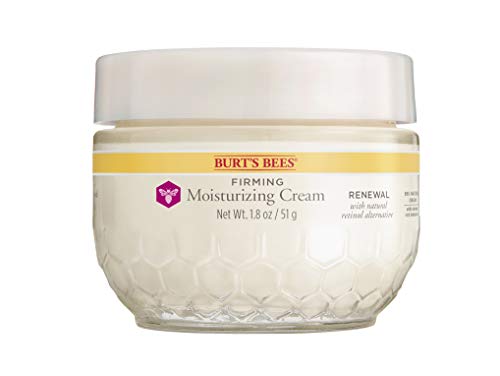 Burt’s Bees Renewal Firming Face Cream, Anti-Aging Retinol Alternative, Moisturizing Natural Skin Care, 1.8 Ounce (Packaging May Vary)